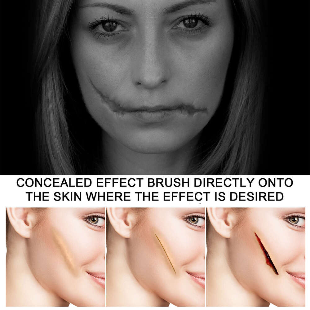 Halloween Festival Party Costume Horror Scar Wound Makeup Liquid S260202