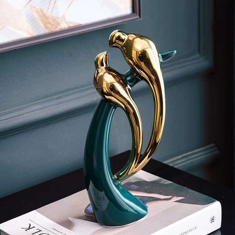 Bedroom Accessories Abstract Ceramic Sculpture Home Bird Statue For Decoration Living Room Office Desk Decor Y260202