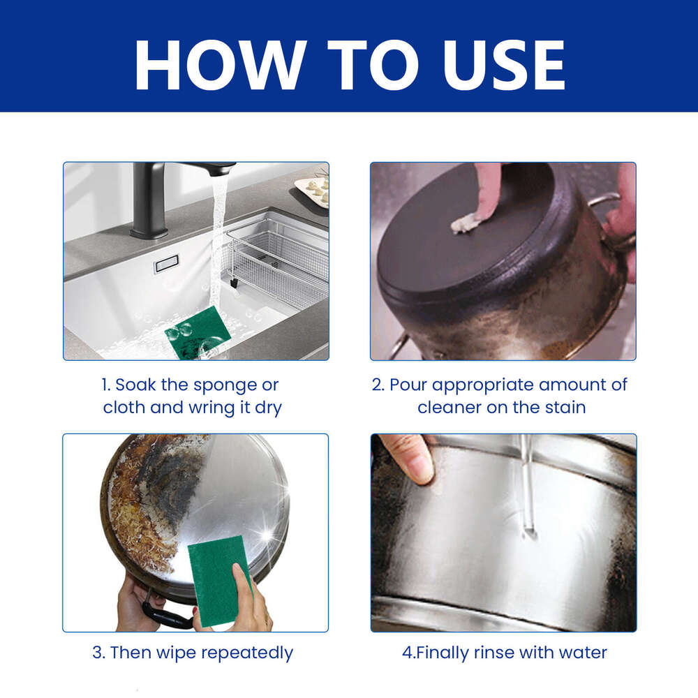 Jaysuing Multi-Purpose Powerful Stove Range Hood Cookware Oil Stain Rust Remover Cleaner S260202