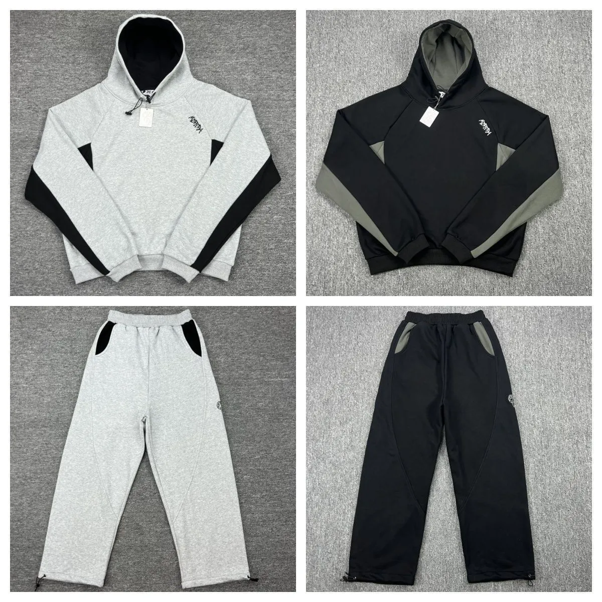 Men's Tracksuits Mertra Mens Autumn Winter Designer Sport Suits High Street Casual Sports Letter Embroidery Hooded Sweatshirt Long Pants