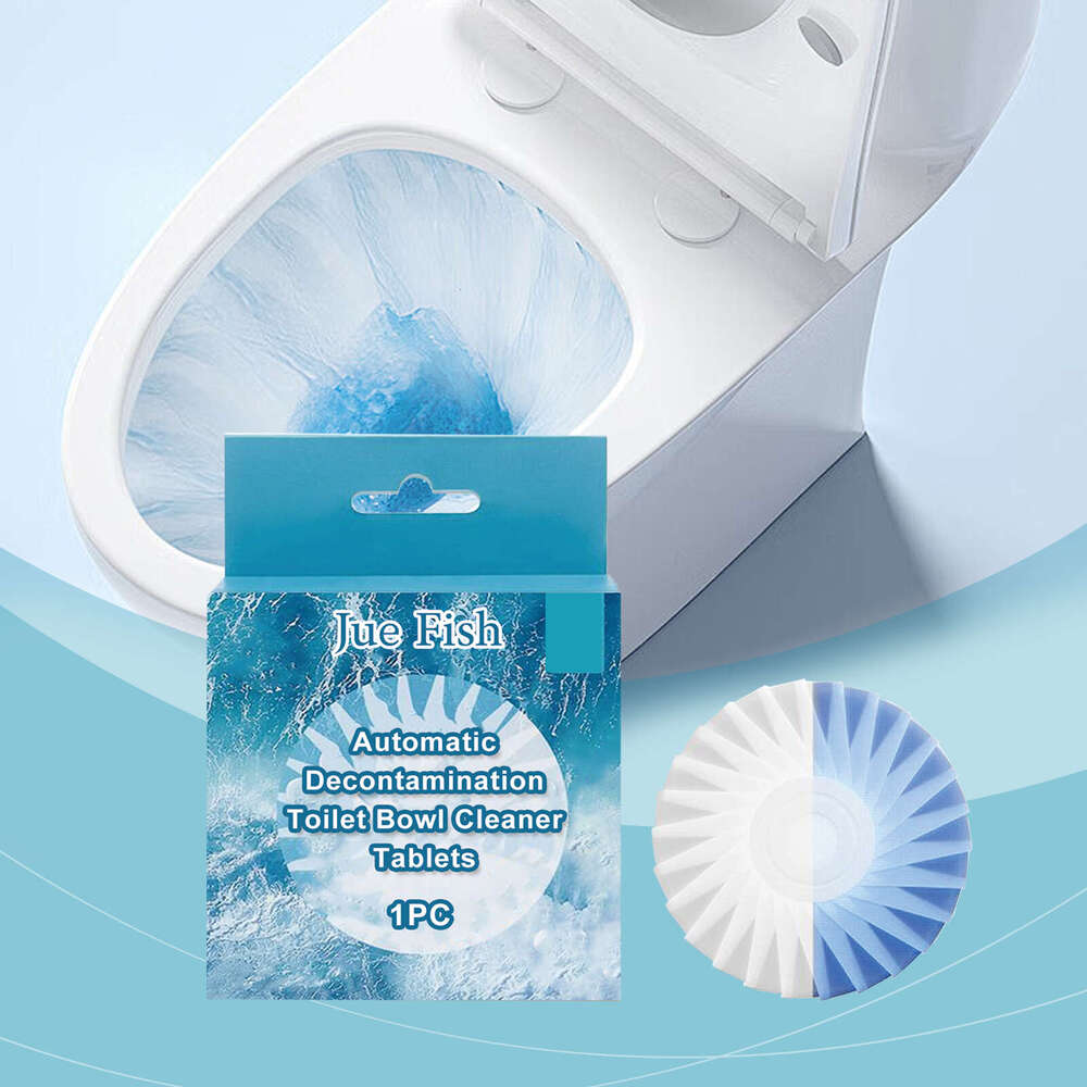 Jue-Fish Block Toilet Deodorizing Anti-Yellowing Cleaning Fresh Long-Lasting Household Cleaner S260202