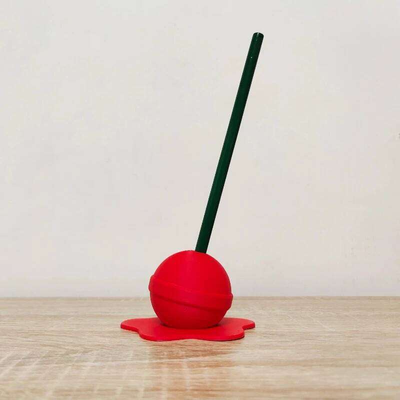 Melting Lollipop Sculpture Pencil Holder Art Crafts Desk Ornaments Home Decoration Y260202