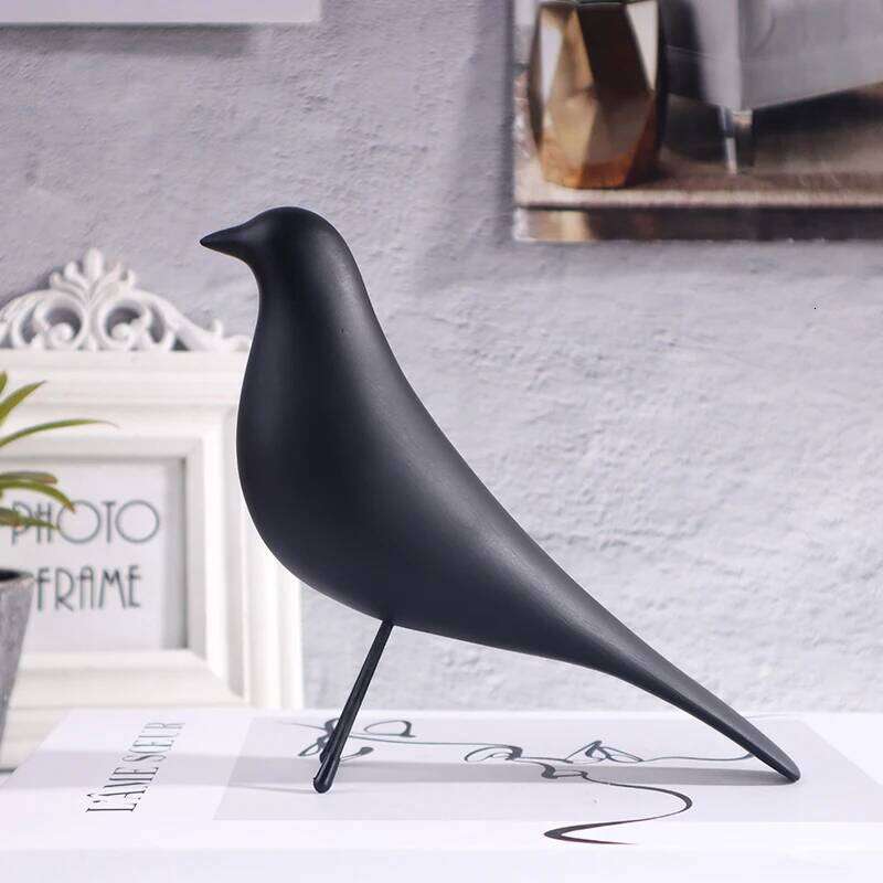 Nordic Style Minimalist Bird Sculpture, Office, Living Room, Bedroom Decoration Ornament, Resin Craft Artwork. Y260202