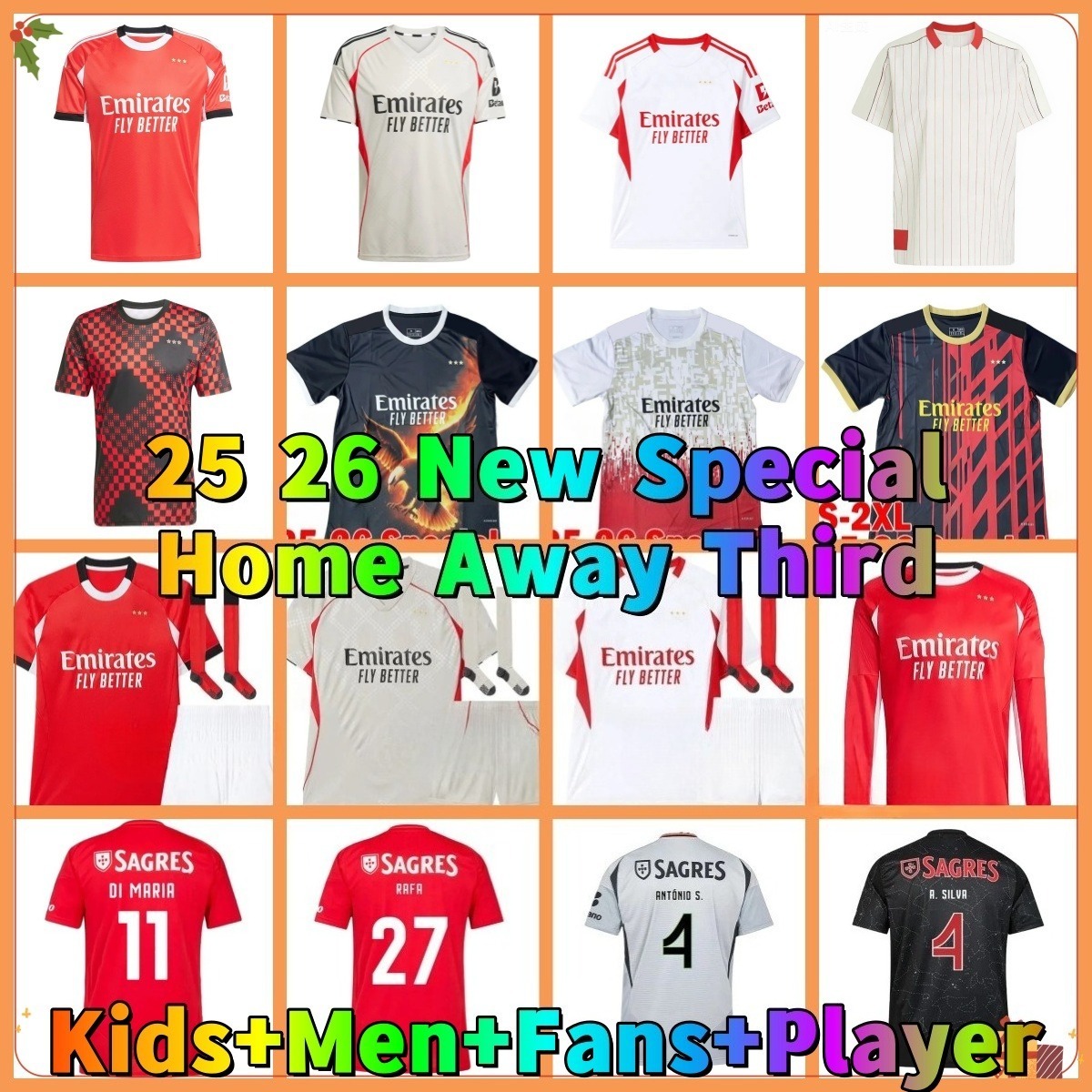 25 26 BeNfIcAS AKTURKOGLU Richard Rios Soccer Jerseys 2026 Special Edition PAVLIDIS AURSNES AMDOUNI BARREIRO FLORENTINO BeNfIcAS BESTE football shirt kids kit