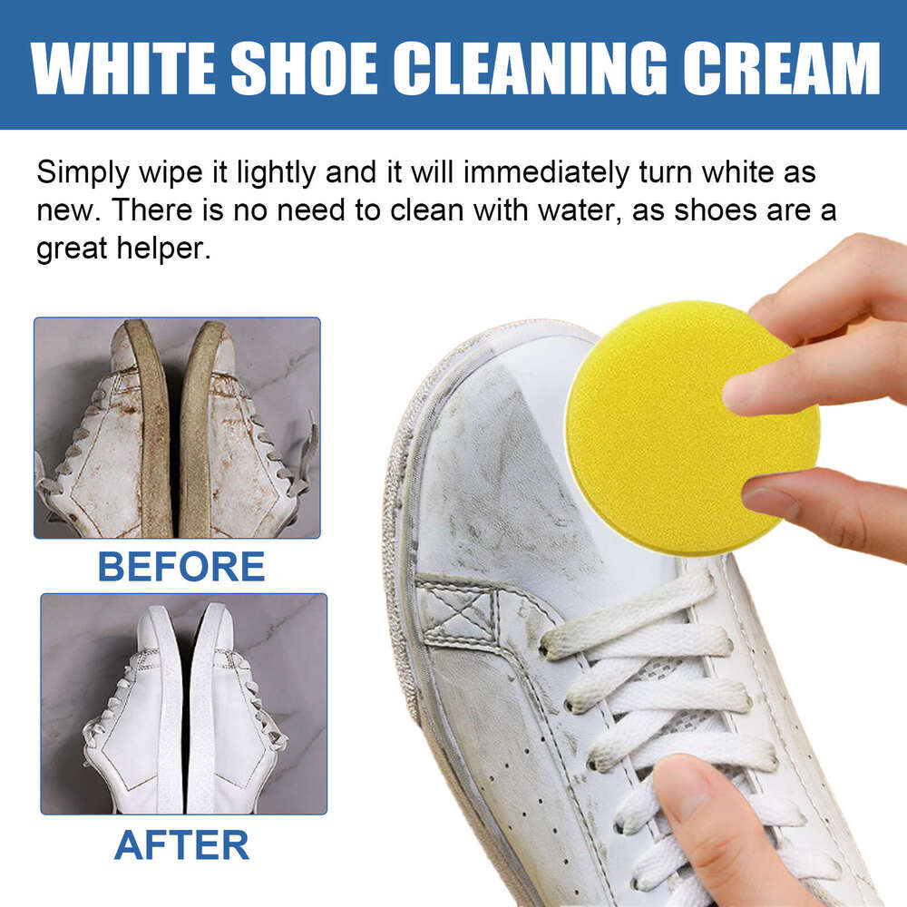 White Stain Shoe Edge Yellowing No-Wash Whitening Cleaner Cream S260202