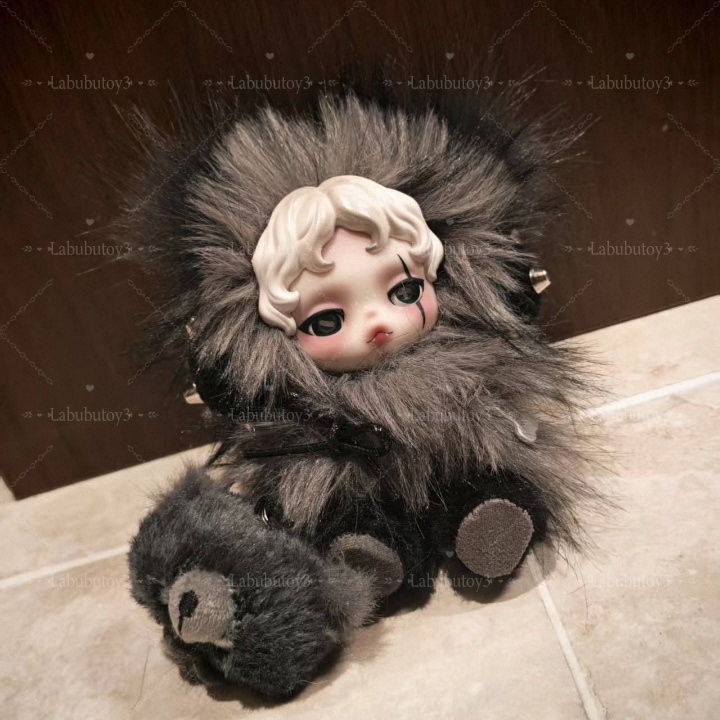 HIDDEN - SKULLPANDA You Found Me ! Series Plush Pendant Secret Edition Buddy Doggie 13.5cm Toys For Small Labubu Fans yizhixing