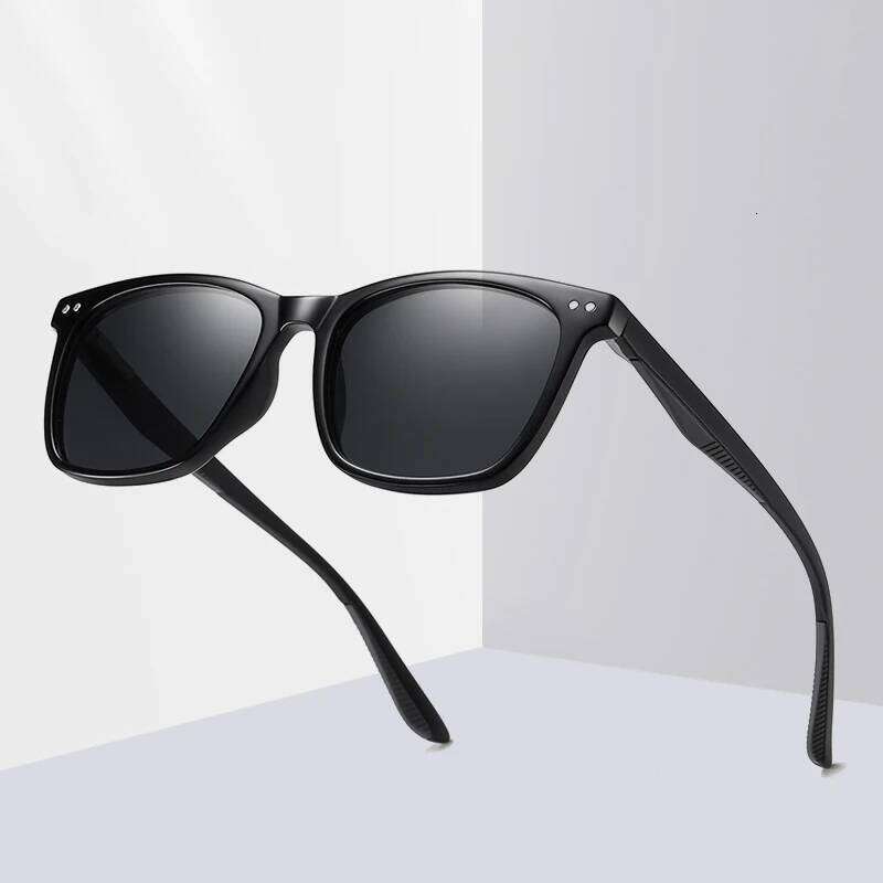 Women Retro Outdoor Polarized Sunglasses For Men Fashion Transparent Korean Square Girl Driving Sun Glasses Unisex UV400 H260202