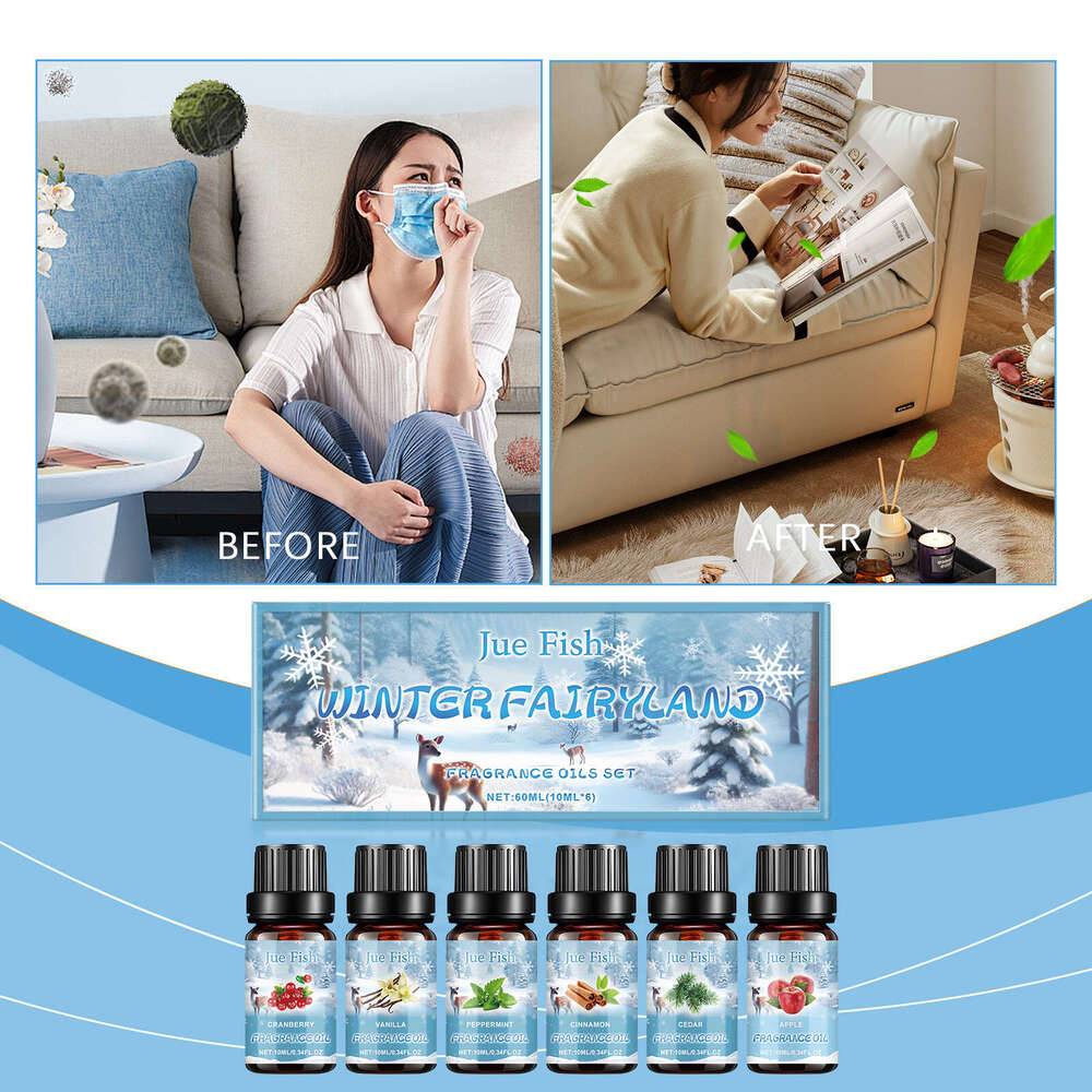 Aromatherapy Set Humidifier Essential Oil Fresh Air Winter Indoor Warmth S260202