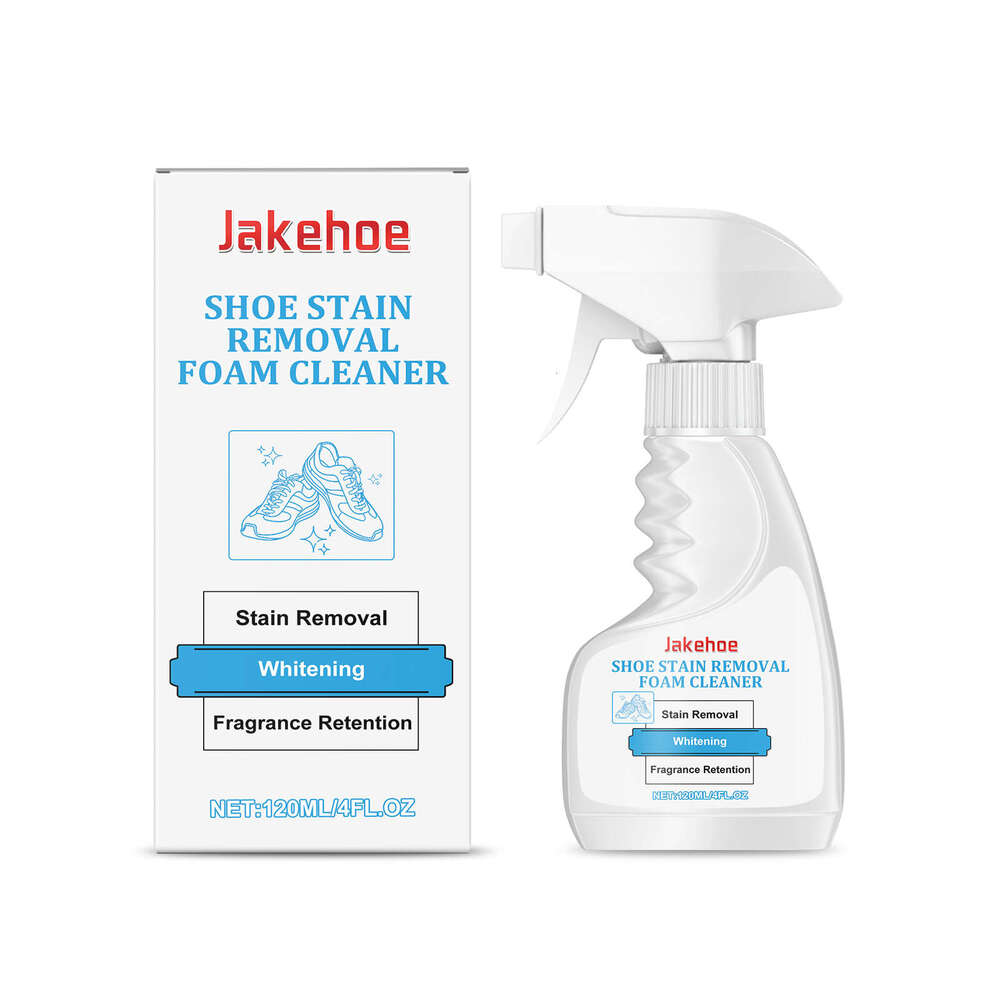 Jakehoe Stain Removal Foam Gentle Cleaning for White Shoes Yellow Edge Stains Shoe Cleaner S260202
