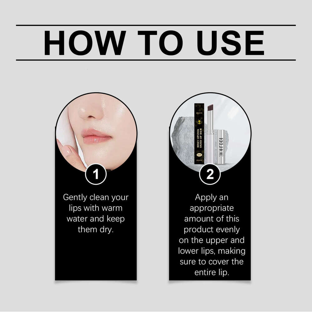 EELHOE Moisturizing Honey Gentle Nourishing for Skin Hydration Dryness Care Lip Balm S260131