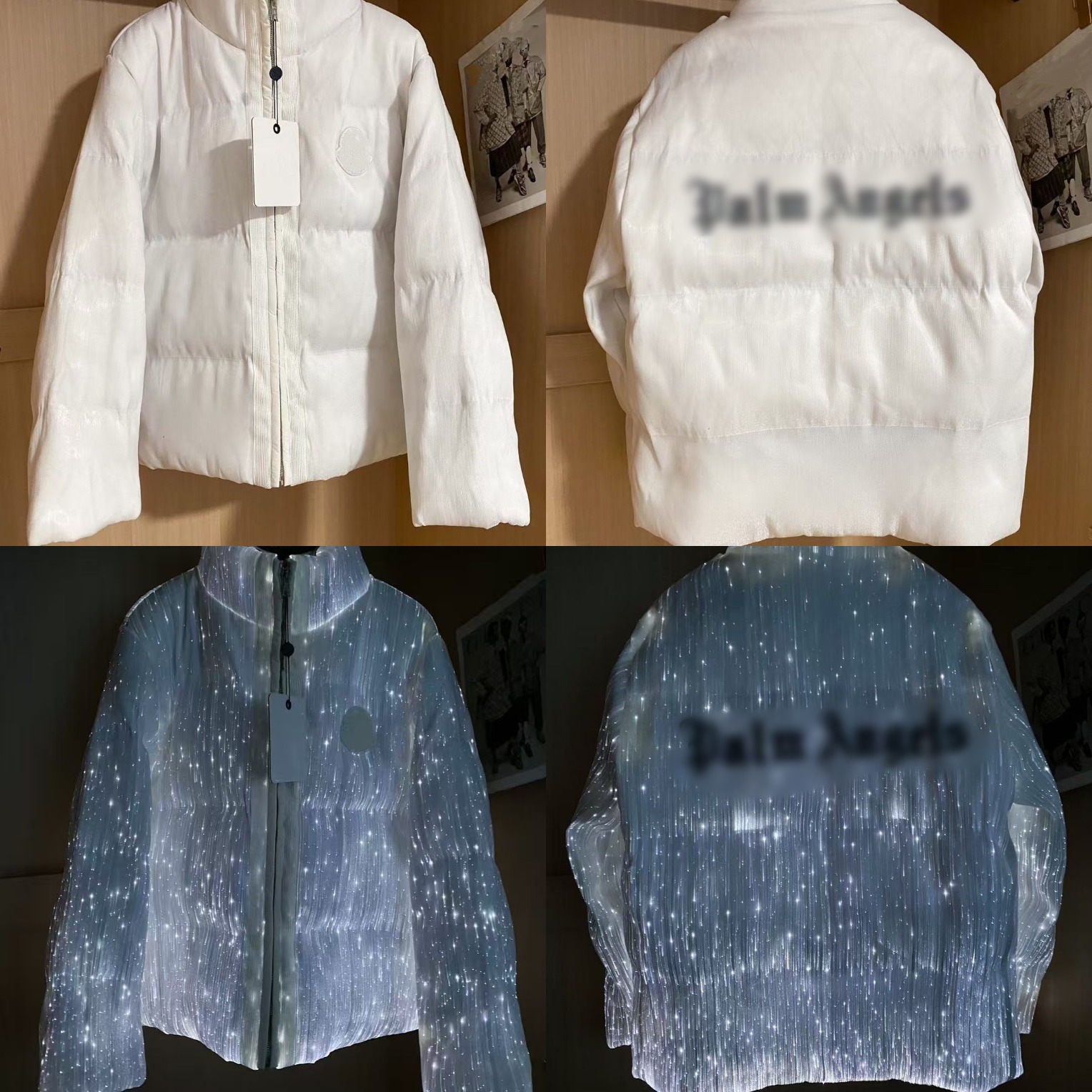 Puffer Jackets Parkas Down Jackets Glow Jacket Designer Down Coats Outerwear Coat Winter Jacket Men Doudoune Luxe Clothing Luxury High Quality Thickened Unisex S-XL