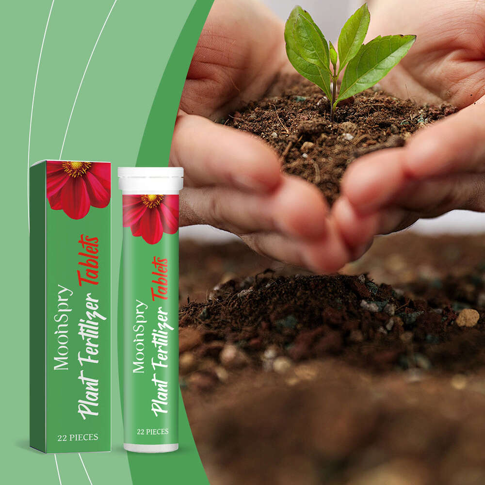 MoonSpry Organic Slow Release Green Plant Potted Nutrition Planting Concentrated Fertilizer Effervescent Tablets S260202