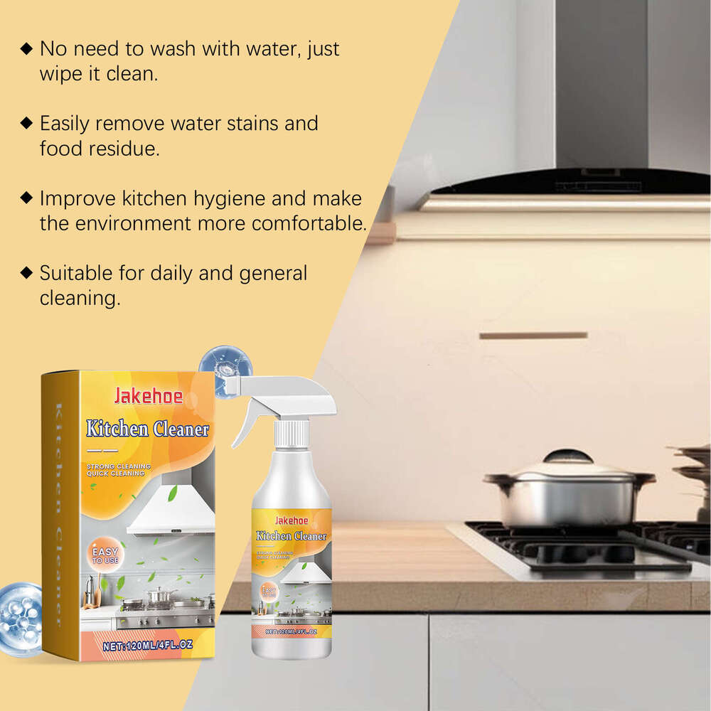 Jakehoe Grease Kitchen Utensils Stove Range Hood Degreaser Stain Remover Cleaner S260202