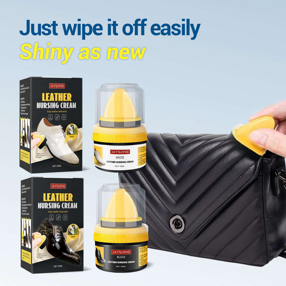 Jaysuing Polish Oil Maintenance Shoes Sofa Seat Renovation Portable Leather Care Wax S260202