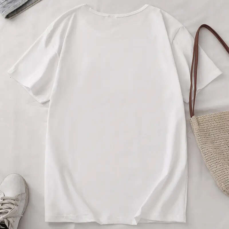 2026 Year Of The European American Summer New Women's Japanese And Korean Casual Horse Floral Pattern Printed Loose Short Sleeve T-Shirt