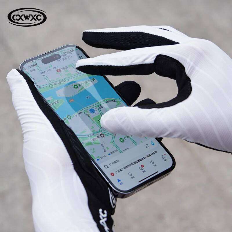 CXWXC Cycling Full Finger Bicycle Sports Gloves Men Women Touch Screen Breathable Gym Motorcycle Camping Hiking Mittens XJ260202