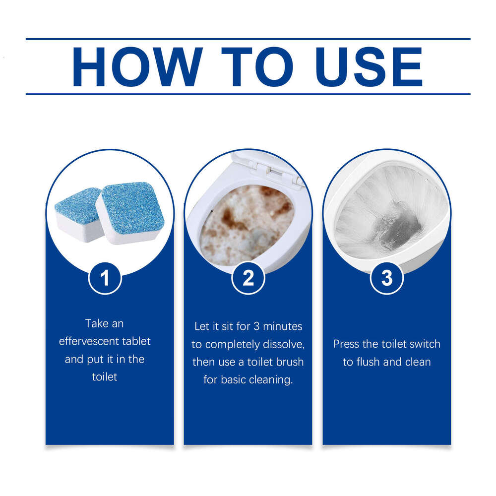 Jaysuing Tablets Fresh Scent Supplies Bathroom Cleaning Toilet Descaling Deodorizing S260202