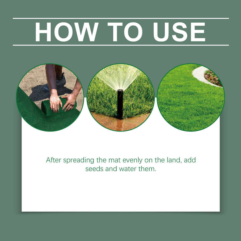 Moonspry Eco Plant Green Growth Planting Landscape Optimization Seed Lawn Blanket S260202