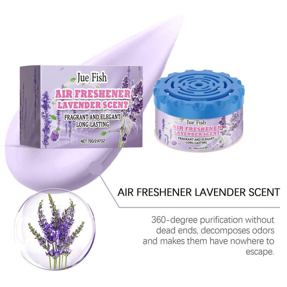 Fish Air Freshener Lavender Scent for Living Room Bedroom Bathroom Indoor Fresh Long-lasting Fragrance Deodorizer S260202