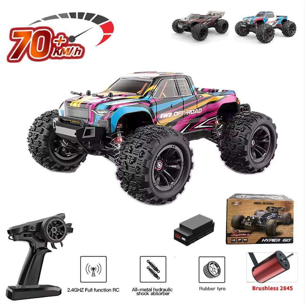 MJX 16208/16209/16210 RC Car 2.4G 4WD Remote Control Off-Road Vehicle Brushless High-Speed Racing Climbing Crawler 2S 3S Battery Y260131