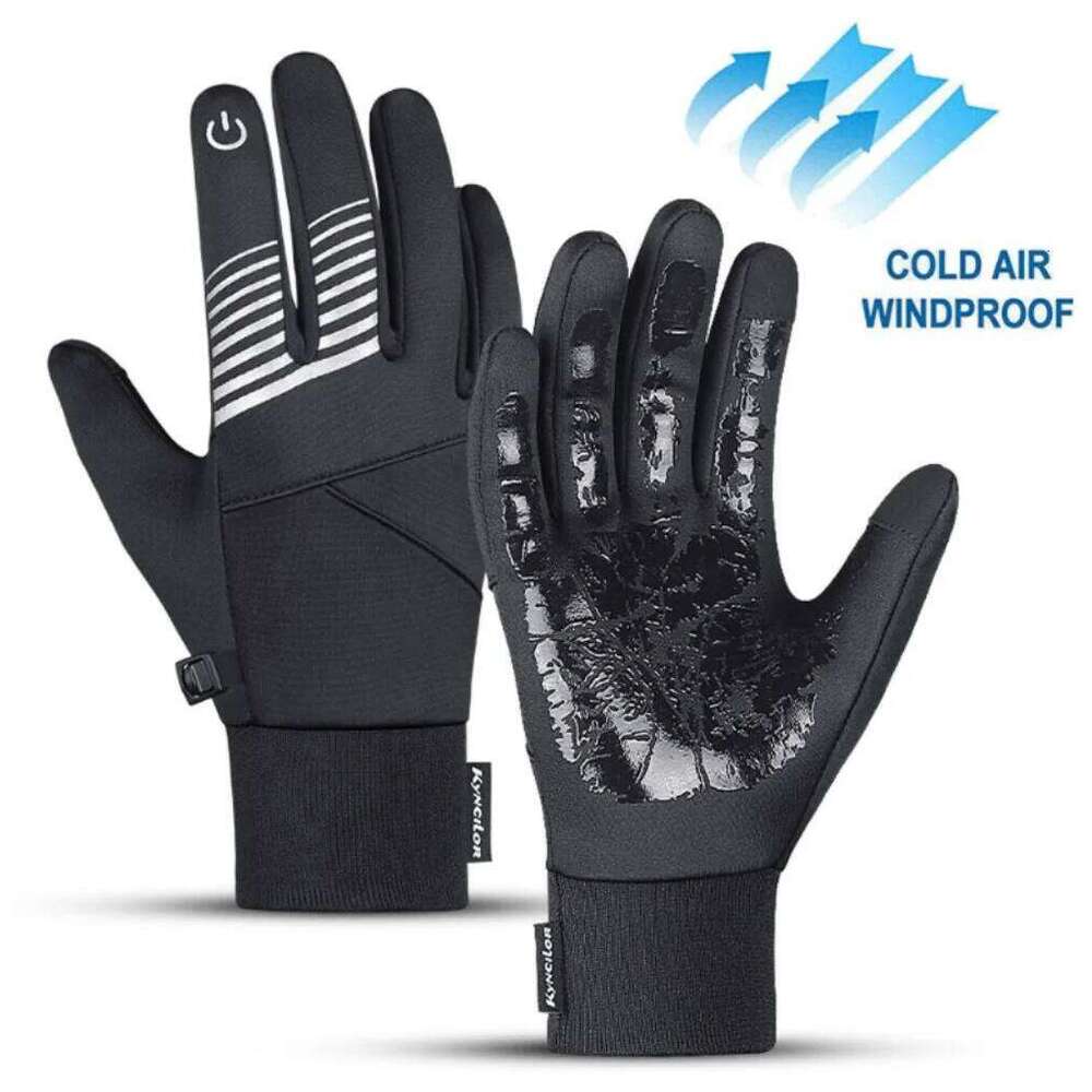 Winter Men Women Tactical Touchscreen Waterproof Gloves Non-slip Glvoes for Outdoor Hiking Walking Cycling XJ260202