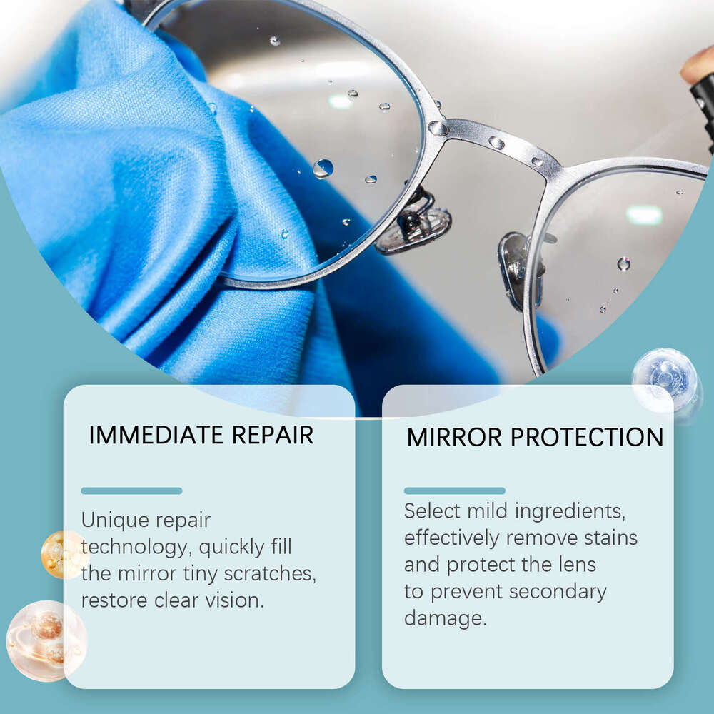 Jakehoe Anti-Fog Glasses Clear Vision Cleaning Lens Maintenance Portable Spray S260202