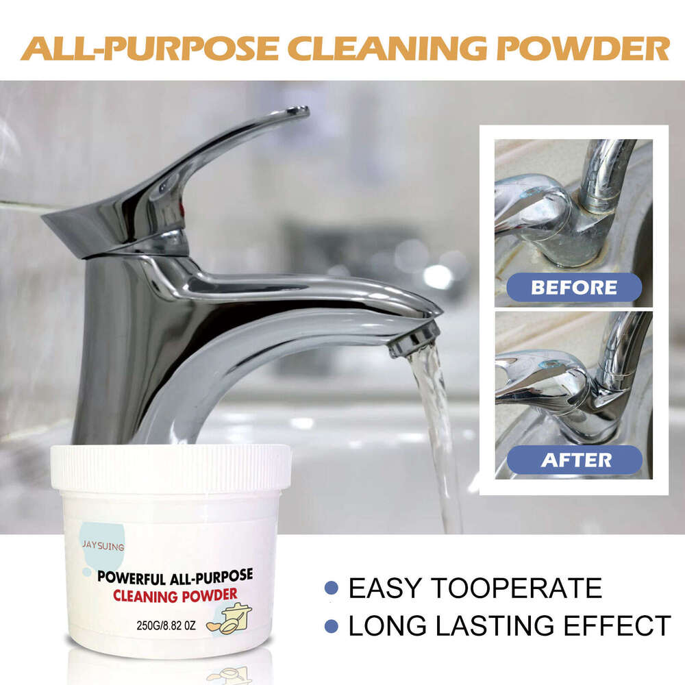 Multi-Purpose Cleaning Powder Kitchen Heavy Oil Stain Cleaner Rust Remover for Cookware, Stove, Range Hood S260202