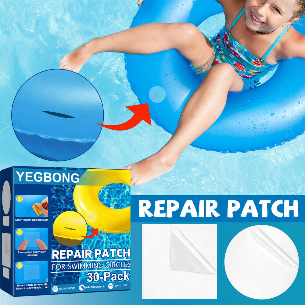 Repair Kit Self-Adhesive Liner Swim Ring Inflatable Float Waterproof Seal S260202