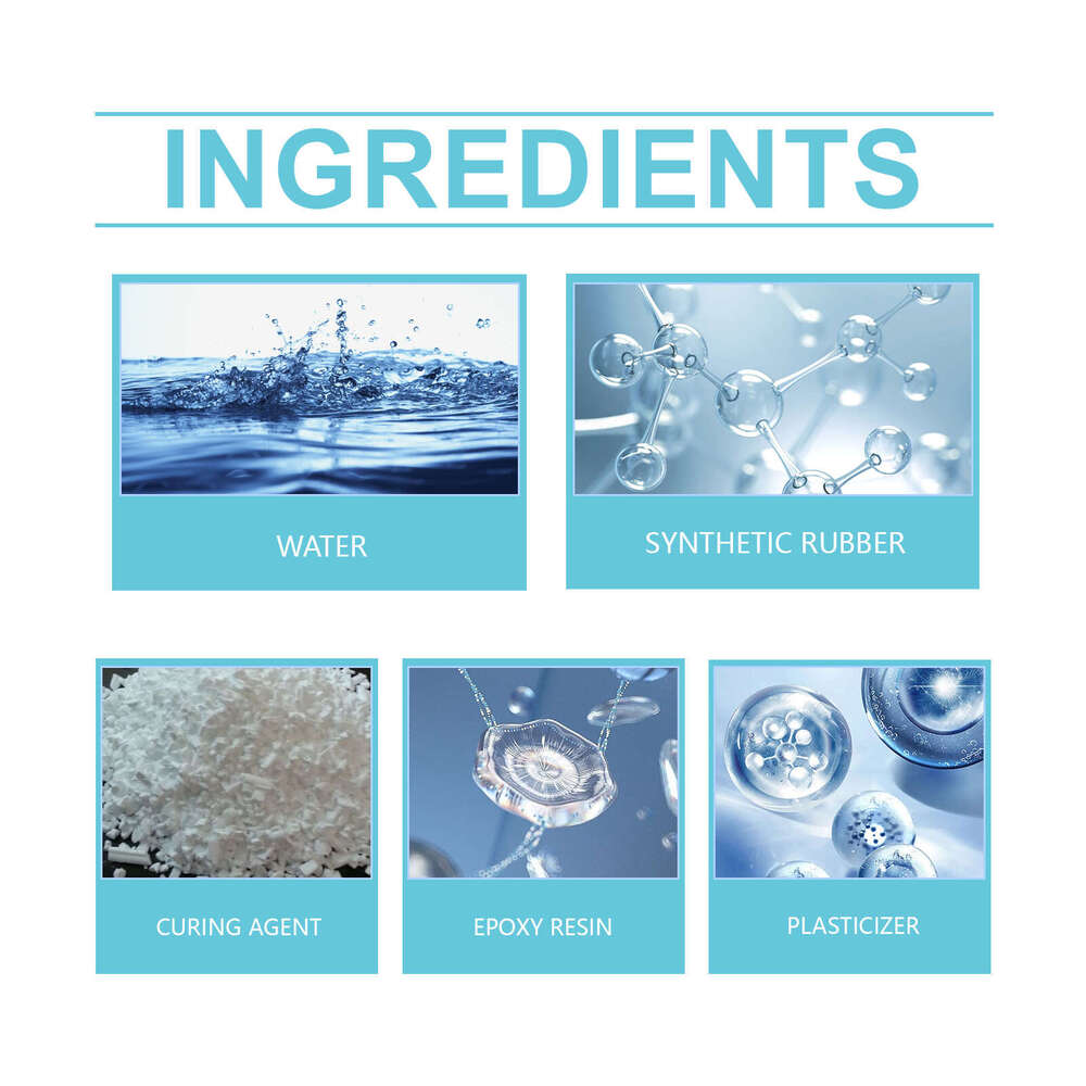 Jakehoe Multi-Functional Waterproof Transparent Glue Fabric Denim Hole Pattern Repair Soft Adhesive S260202