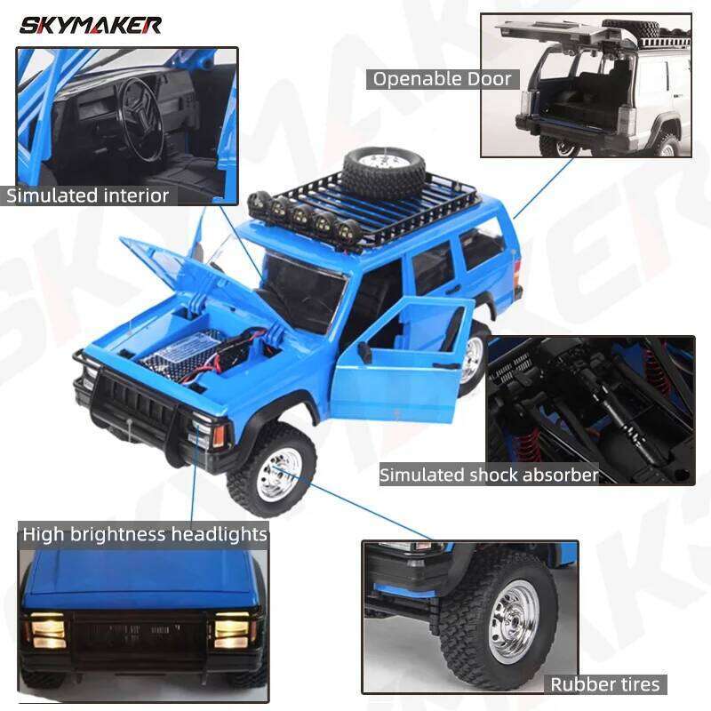 MN78 1:12 Full Scale MN Model RTR Version 2.4G 4WD 280 Motor proportional Off-Road RC Remote Control Car For Boys Gifts Y260131