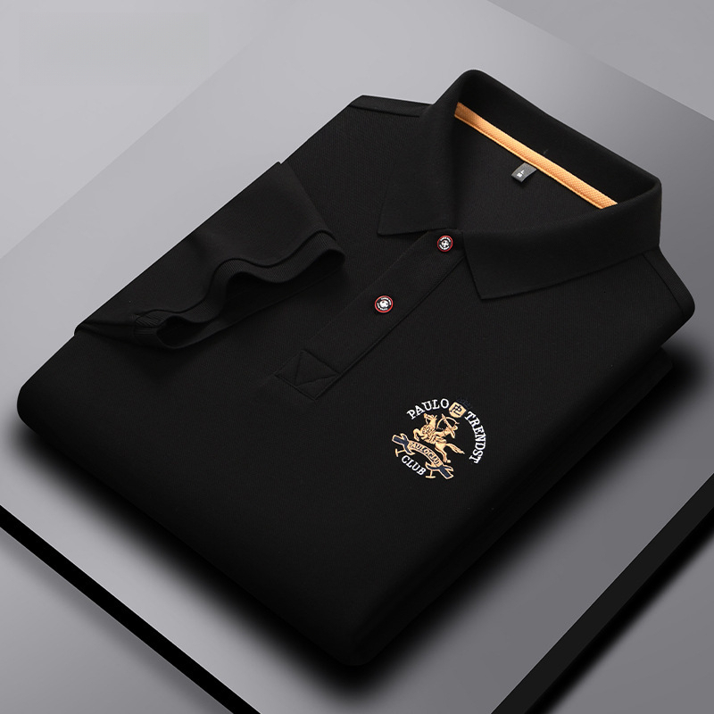 2026 New Designers' Clothing Luxury Polo Shirt Summer Men's Outdoor Leisure Short-sleeved Polo Collar T-shirt Top