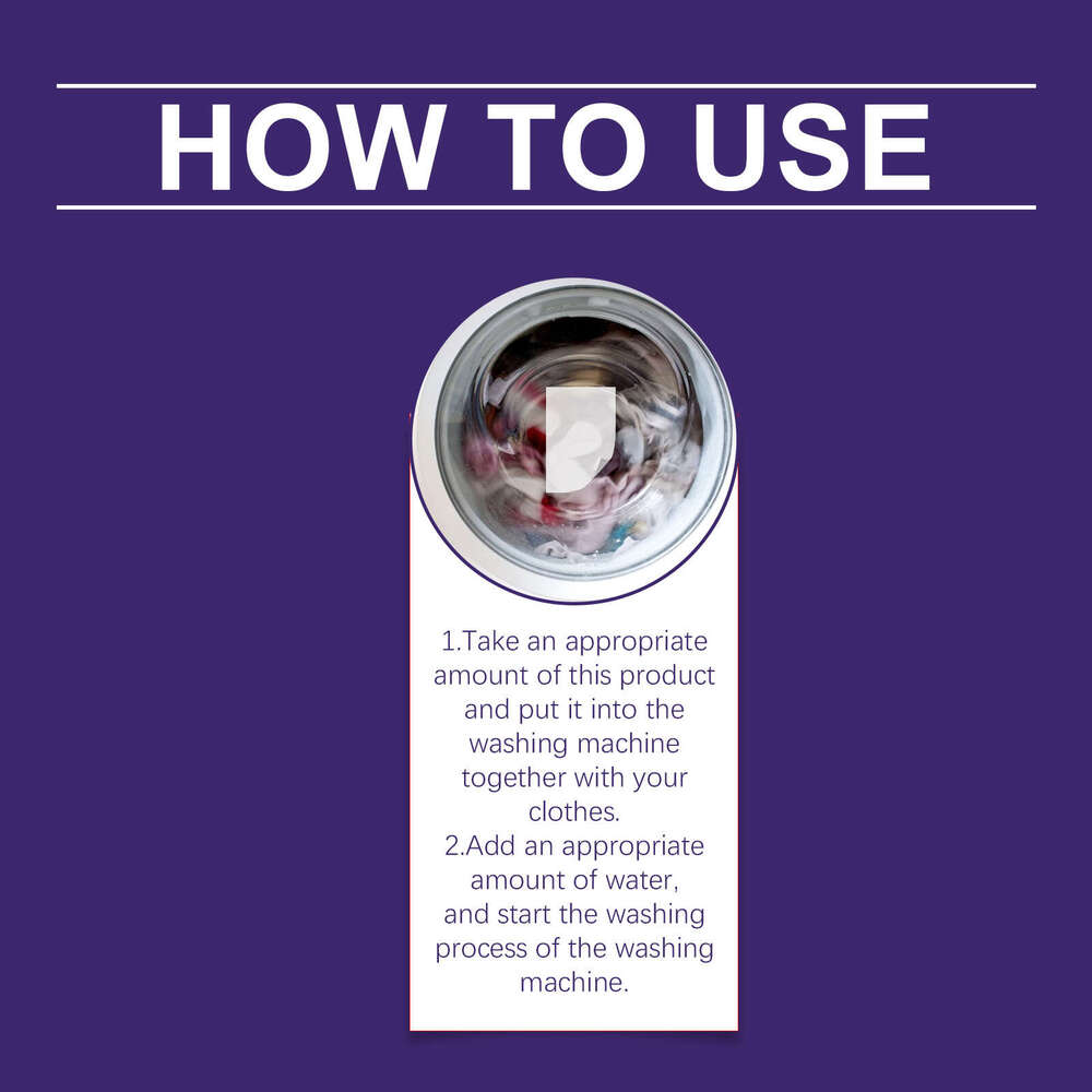 JAKEHOE Detergent Gentle Cleaning Clothes Stain Removal Long-lasting Fragrance Clean Laundry Bubble Sheets S260202