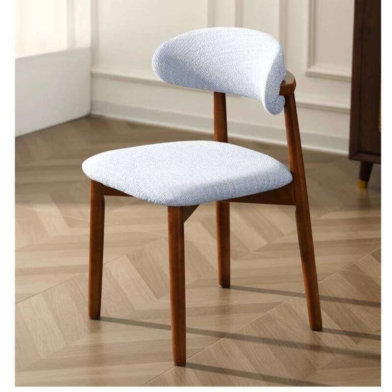 1/2/4Pcs Jacquard Office Backrest Covers Solid Wood Chair Elastic Seat Cover For Restaurant Dining Room 26Y0202