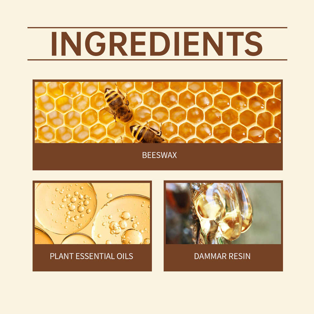 Wooden Furniture Care Long-lasting Moisturizing Restores Warm Luster Natural Beeswax Wood Oil S260202