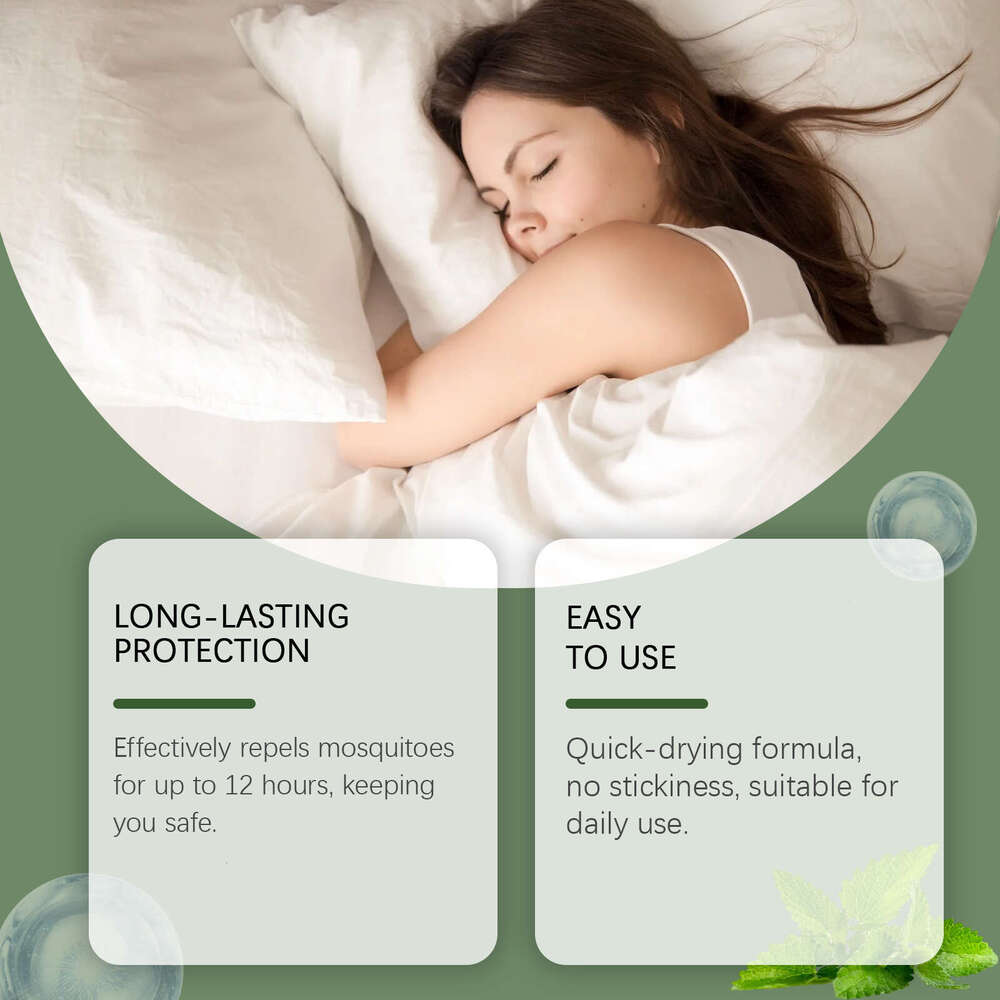 Ximonth Quick-Dry Green Tea Spray Cooling Plant Refreshing Mosquito Repellent Gentle Fragrance Body Freshener S260202