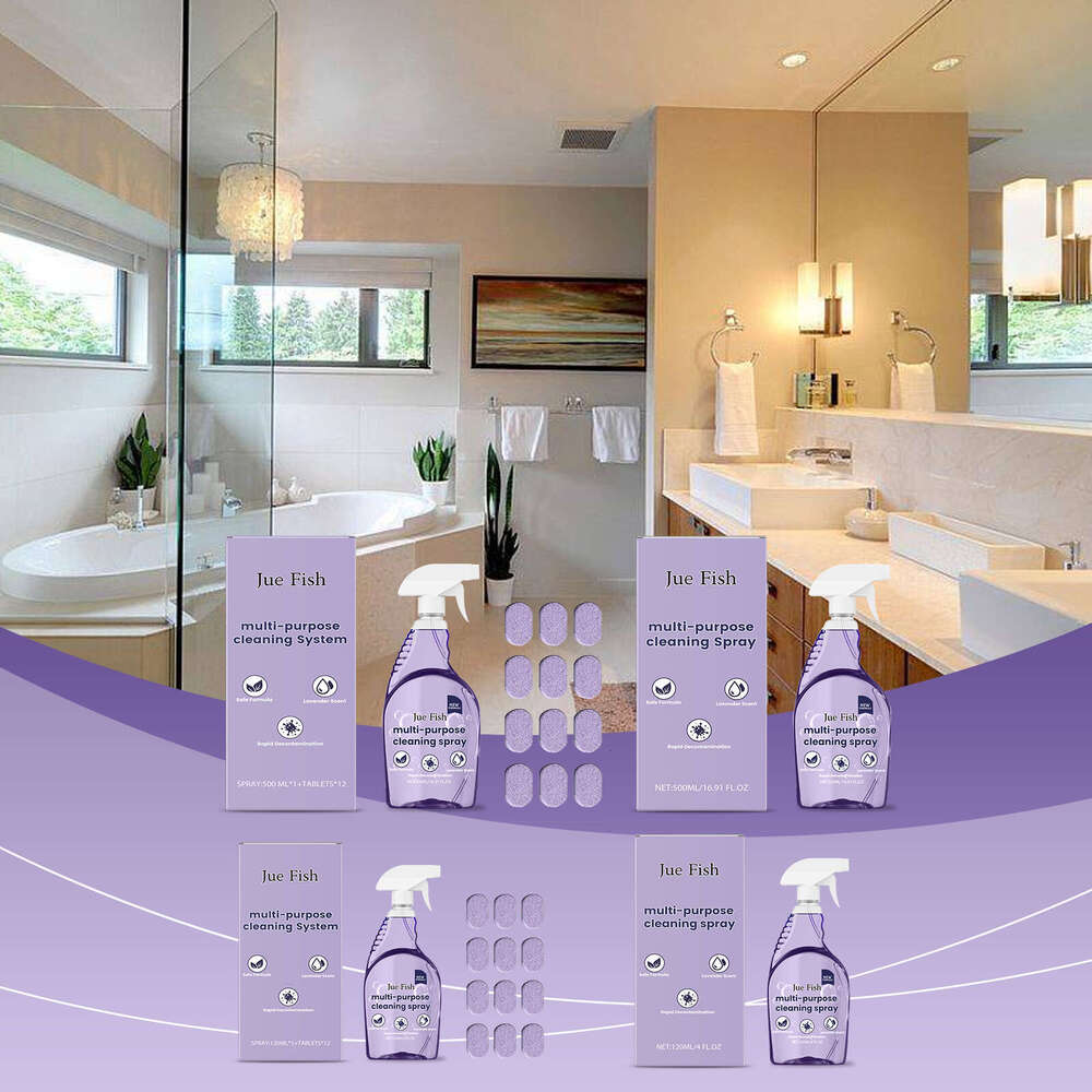 Fish Multi-Purpose Stain Remover Easily Cleans Kitchen Stovetops Utensils from Grease and Stains Multi-Effect Cleaner S260202