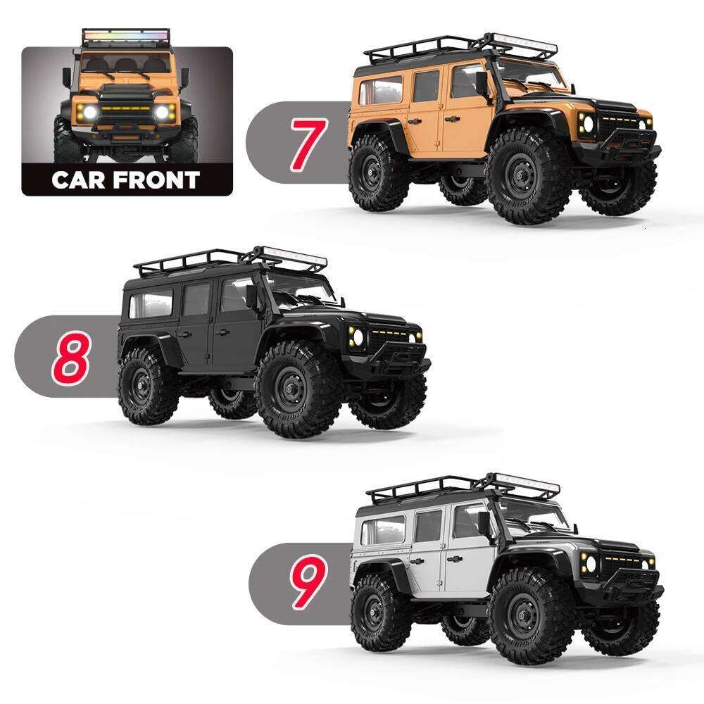 New 2025 HB-R1607-1609 1:16 Land Rover Defender Rc 4x4 Off-Road Vehicles RC Crawler Car Truck Model for Boy toy birthday gift Y260131