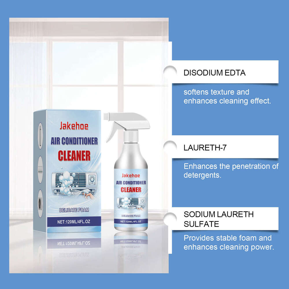 Cleaner Household Wall-Mounted Cabinet Air Conditioner Odor Removal Bubble Decomposition Stain Spray S260202