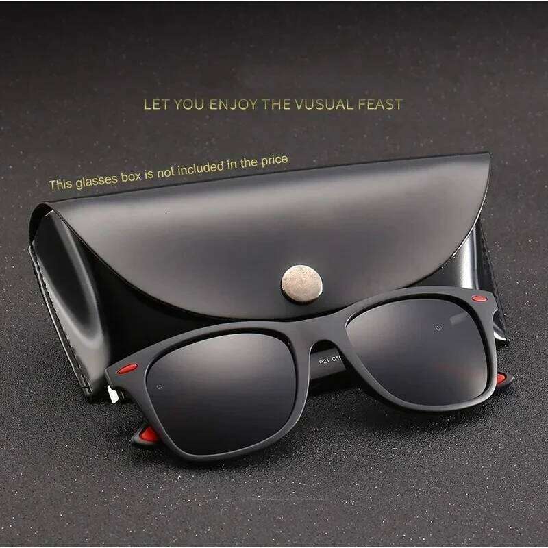 Polarized Unisex Rectangle Vintage Sunglasses Design Retro Sun Glasses Man Eyeglass Casual Goggles UV400 Eyewear H260202