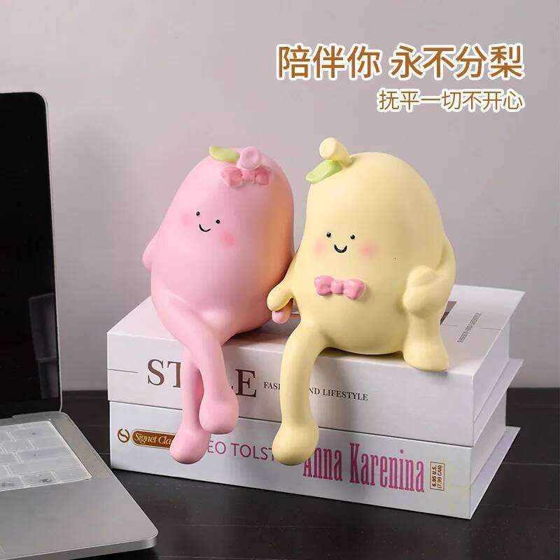 New Cute Hug Pear Creative Hanging Foot Doll Ornament Y260202