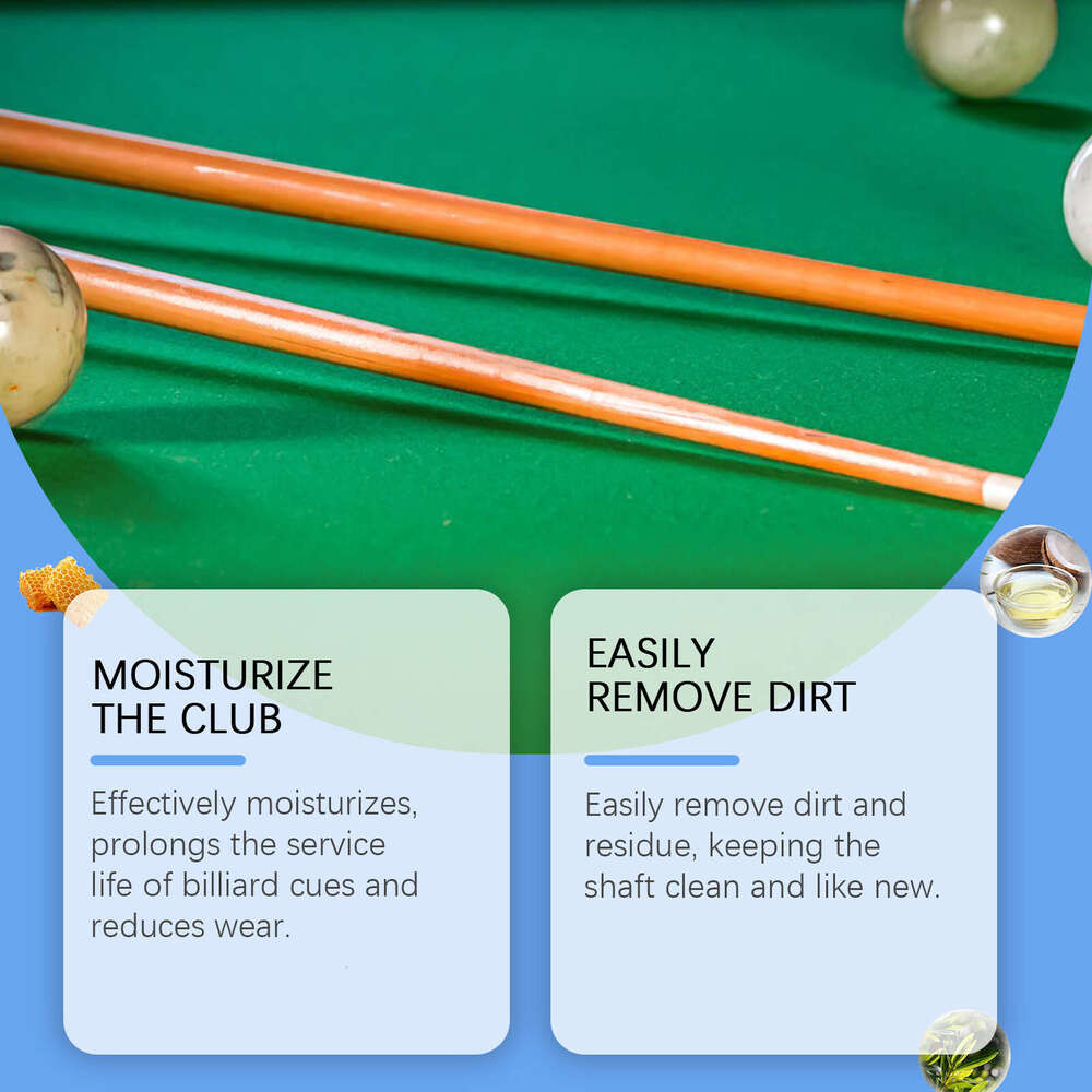 Wooden Shaft Maintenance and Renovation Daily Billiard Cue Cleaning Care Cream S260202
