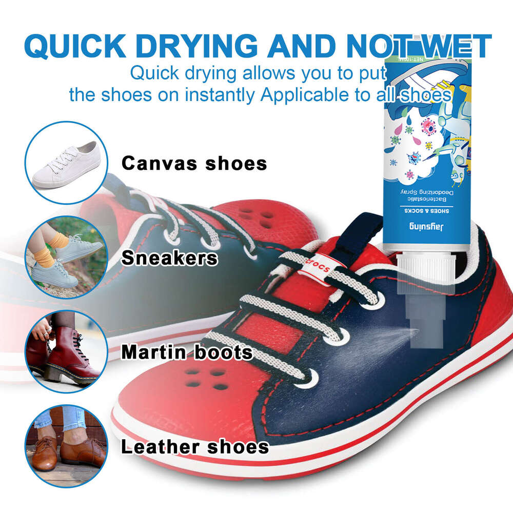 Jaysuing Sock Deodorizing Spray Sneaker Cleaner Odor Dry and Fragrant Shoe Cabinet Freshener S260202