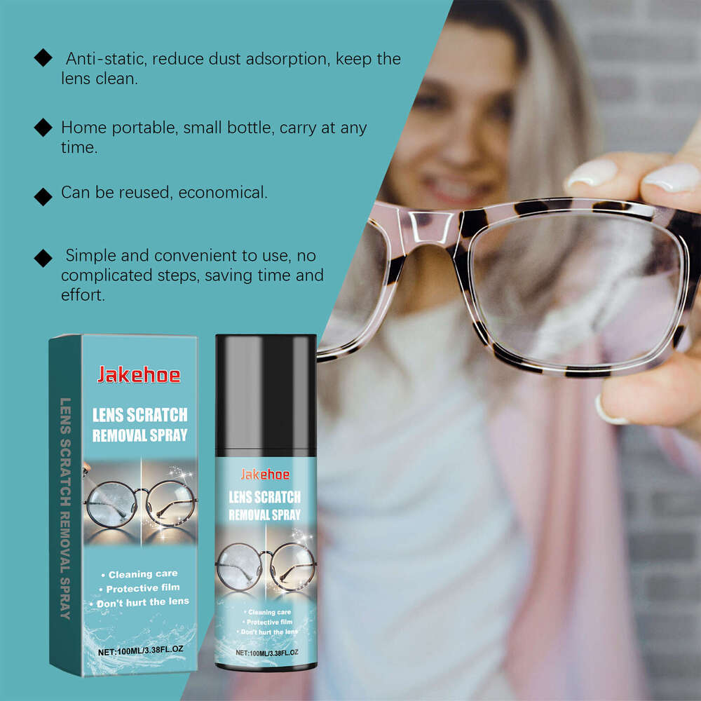 Jakehoe Anti-Fog Glasses Clear Vision Cleaning Lens Maintenance Portable Spray S260202