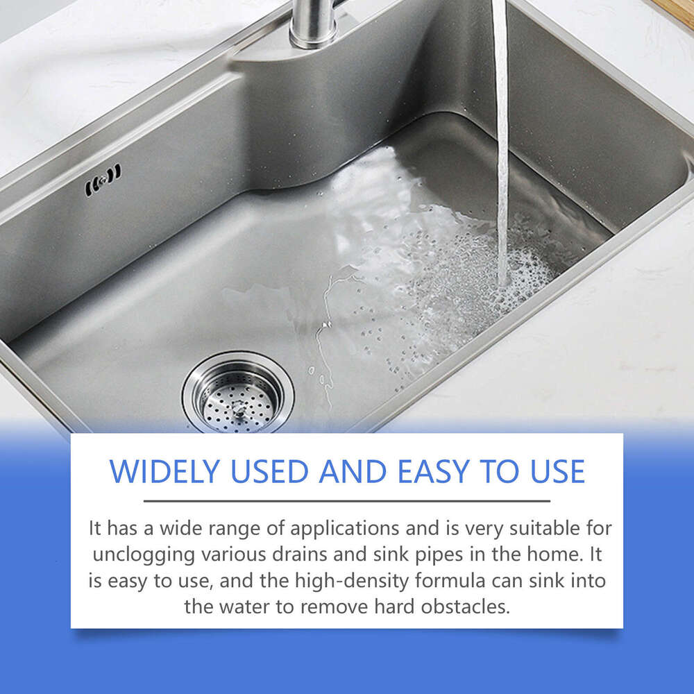 JAKEHOE for Sink Drain Kitchen Toilet Pipe Fast Dissolving Cleaner S260202