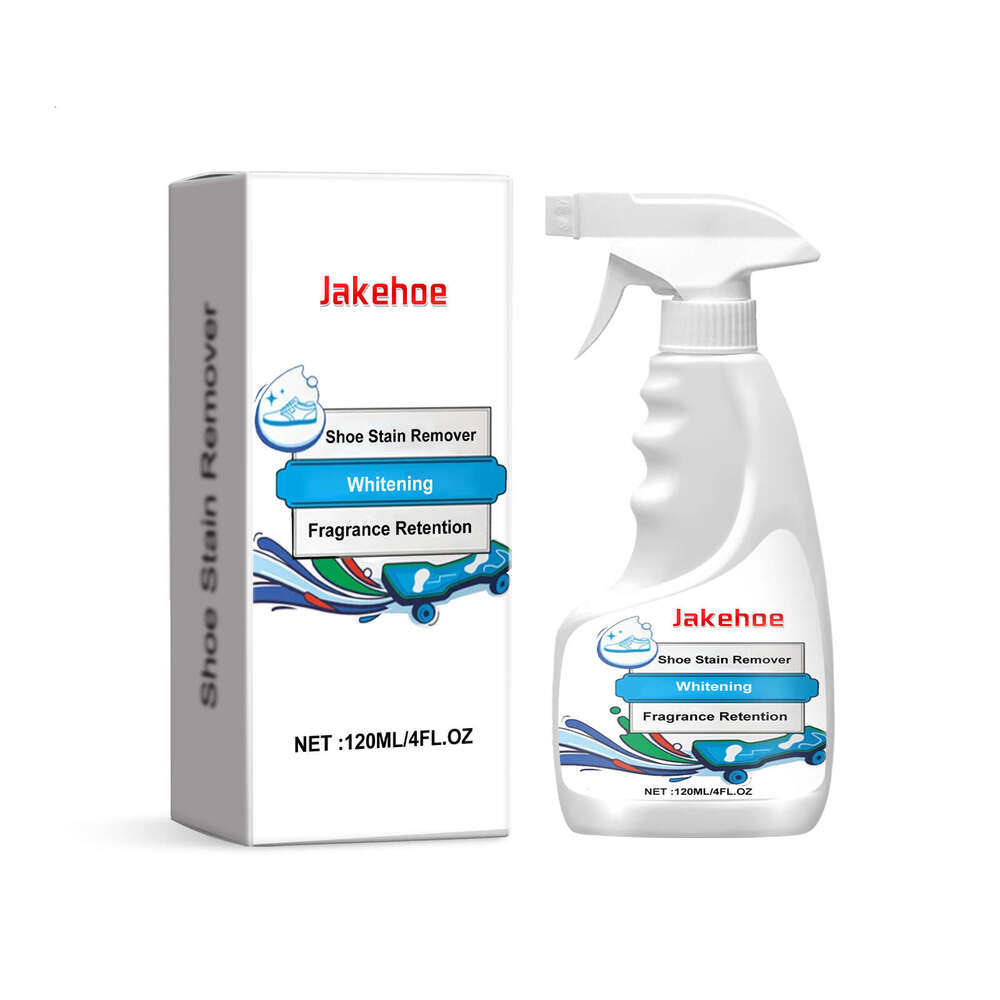 Jakehoe Stain Removal Foam Spray for Sneakers and Sports Shoes, Cleans Shoe Surface Stains, Brightens Yellowed Edges S260202