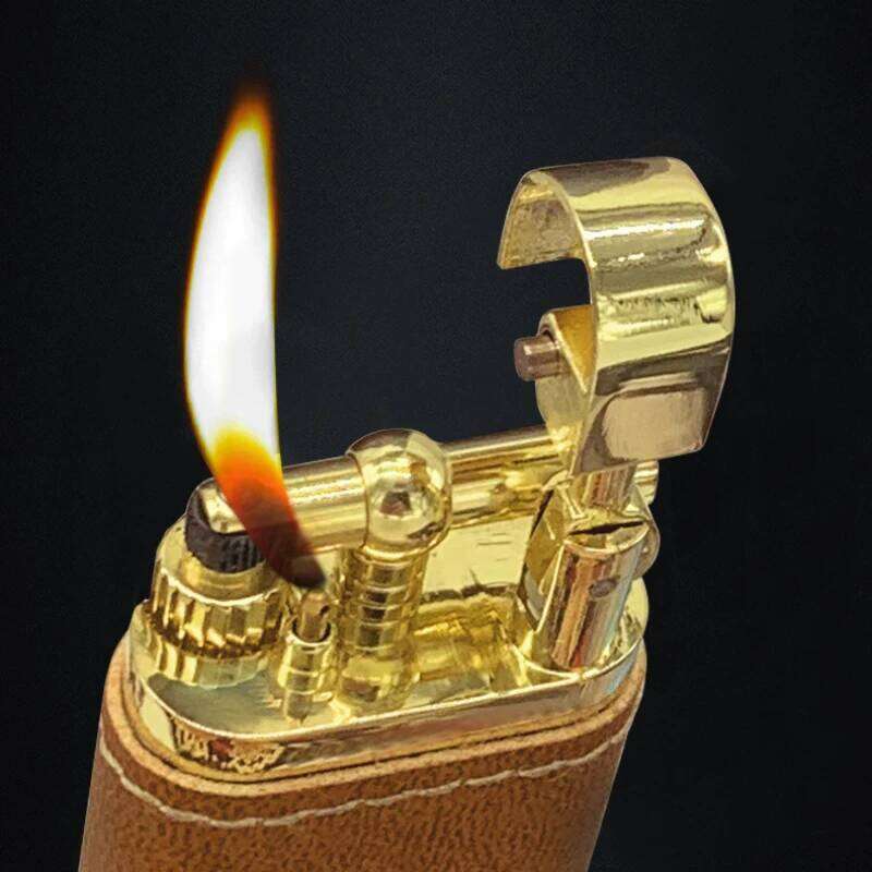 Pipe Portable Reusable Oblique Fire Gas Lighter Present for Men W260202
