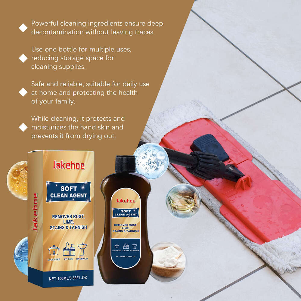 Jakehoe Multi-Purpose Kitchen Bathroom Floor Heavy Dirt Oil Stain Multi-Use Cleaning Foam S260202