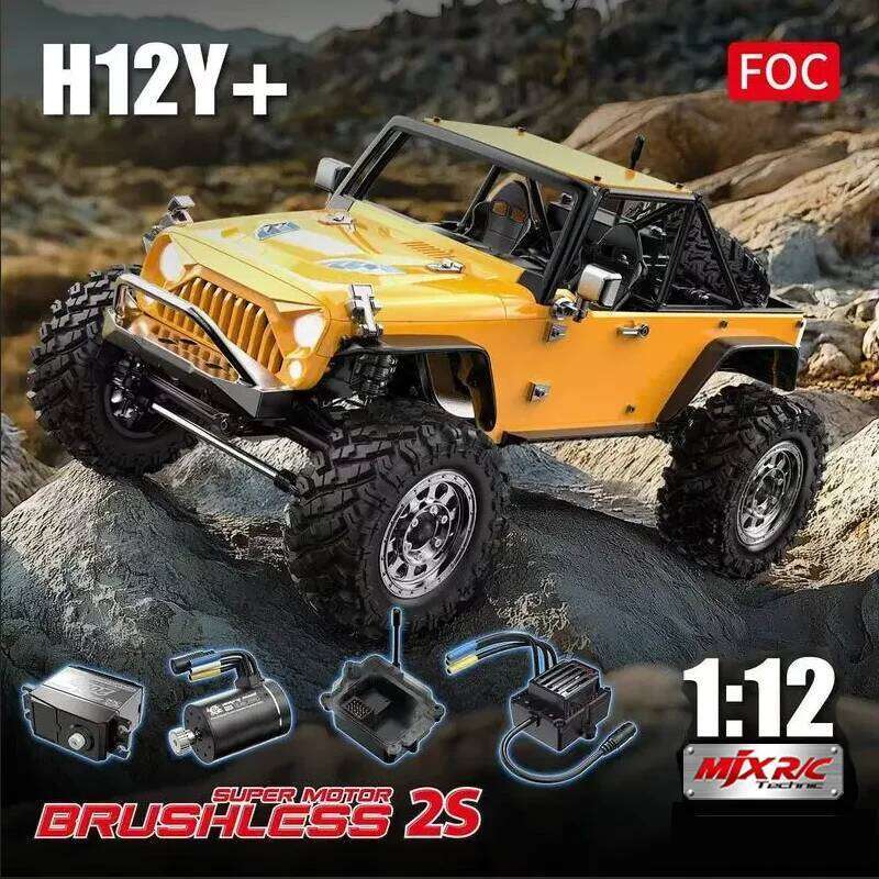 MJX Hyper Go H12Y+ 112 4WD RC Car Professional Off-Road Racing 12km/H Sensored Brushless Motor 2.4G Remote Control Cars Truck Y260131