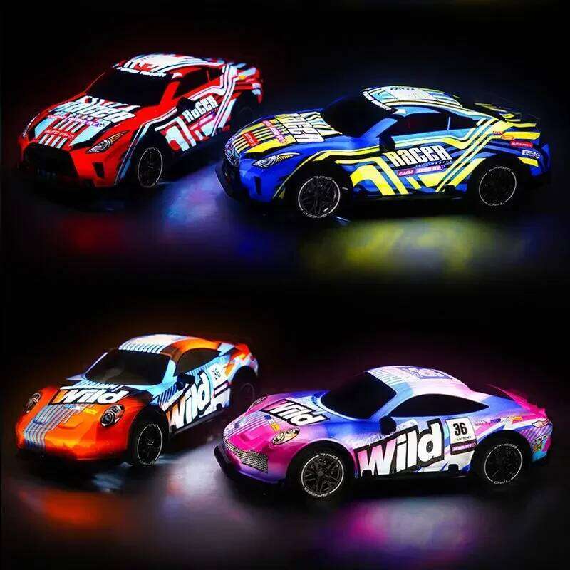 Rc Drift Car Luminous Toy 27Hz 1/18 Simulation Buggy Remote Control Racing Race Electric Vehicle Model Cars Boys Toys Y260131