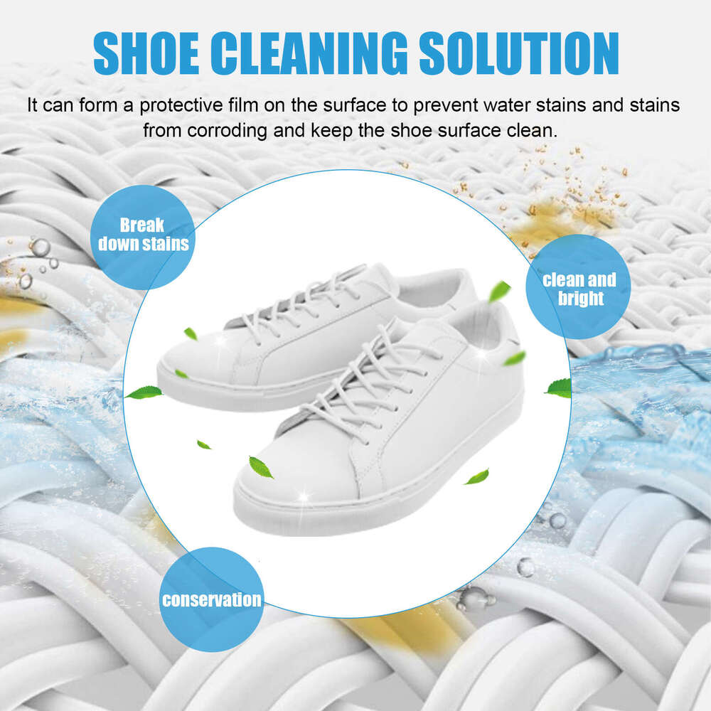 Shoe Sneakers Canvas White Shoes De-yellowing Stain Removal Whitening Cleaning S260202